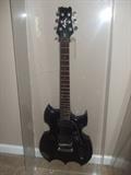 Lyon electric guitar signed by Paul Stanley "Kiss" w/ COA