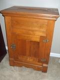 antique wood icebox