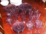 purple depression glass 