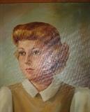 Interesting oil portrait