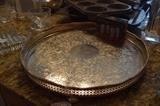 Silver Plate tray by Barker Ellis~ England