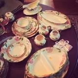 Large set of Franciscan Desert Rose