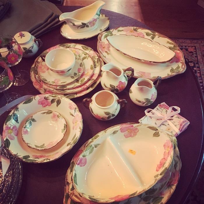 Large set of Franciscan Desert Rose