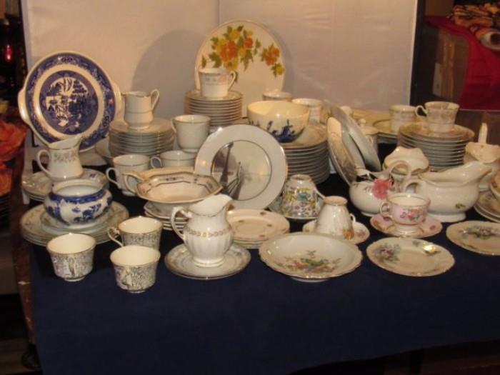 Lot of fine china from Royal Albert and other fine china brands