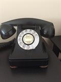 1941 Bell Bakelite Rotary Phone, Converted for Modern Landline Hookup