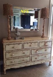 Distressed Country French Dresser
