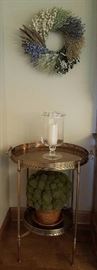 Ethan Allen Brass Circle Butler Tray