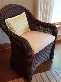 Ethan Allen Wicker Chair