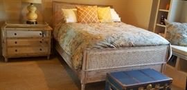 Queen Cane Bed Set