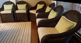 Ethan Allen Wicker Chairs