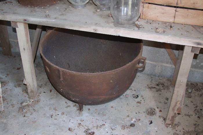 Black Iron Pots and pans
