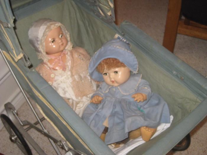 antique dolls ( Effenbee DY DEE Baby & Ideal Doll)