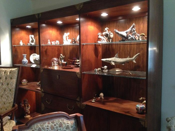 3 Piece Lighted Shelve Unit