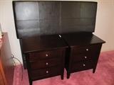 Headboard and night stands/end tables
