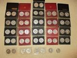 Sterling silver collector coins by Wittnauer & Longines