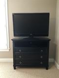 TV stand, chest of drawers, Phillips flat screen TV