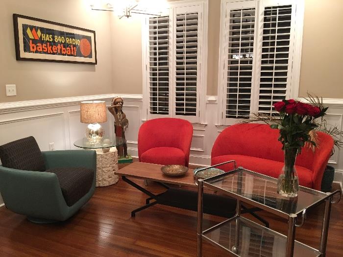 Vintage, retro, home furniture and decor