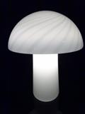 LARGE 1970's MURANO ART GLASS MUSHROOM LAMP