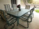 Patio Table with 6 Chairs
