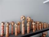Vintage Japanese Kokeshi Dolls