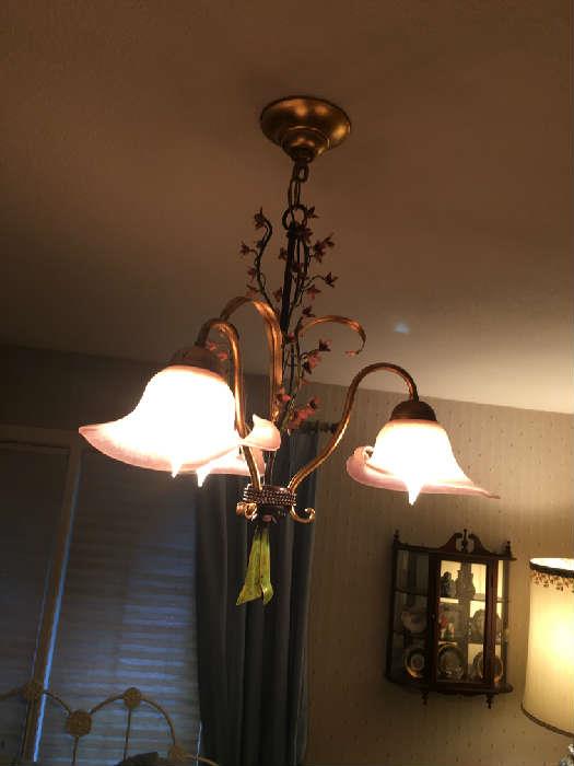 Art Nouveau style chandelier