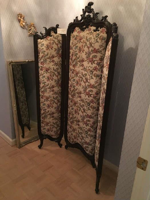 Folding French Country style screen