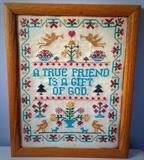 Framed Needlepoint