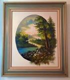 Vintage Scenic Painting by K. Anders