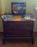 Obama & Oprah Books, Vintage Nightstand