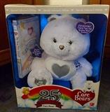 25th Anniversary Care Bear with Swavorski Crystals & Sterling Silver Accents