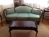 1930's Sofa and coffee table