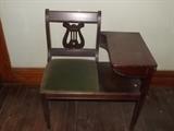 Antique telephone settee