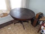 Round Antique dining table