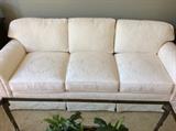 Lovely Formal Sofa, White on white fabric