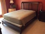 Queen size Slat back Sleigh Bed
