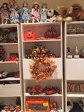 Dolls and Fall Decor
