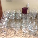 Lots of wine glasses