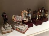 Some of the carousel horse music boxs