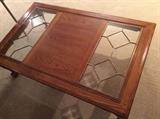 Oak & Glass top Coffee table