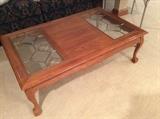 Oak & Glass top Coffee table