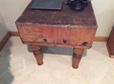 Antique Butcher Block