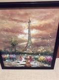 Oil Painting of Paris
