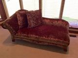 Velour Fainting Sofa