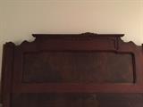 Antique Walnut Bed Headboard