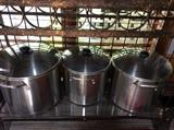 Large cooking pots