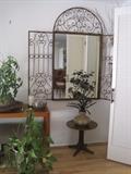 WROUGHT IRON FRAMED MIRRORS