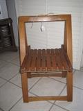 TEAK FOLDING CHAIR ..2 PC SET