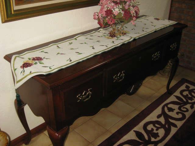 American Drew cherry buffet or entry piece
