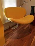 Two yellow slice chairs. Good condition. Light cleaning suggested. non smoking, pet free home. 