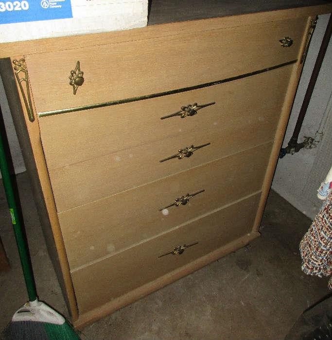 Vintage Blond Chest of Drawers